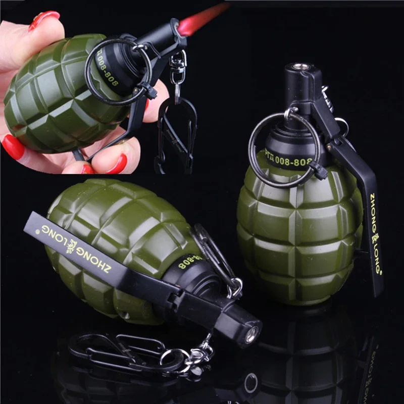 Creative and popular metal 808 Soviet PKA grenade large simulation military grenade prop model windproof lighter
