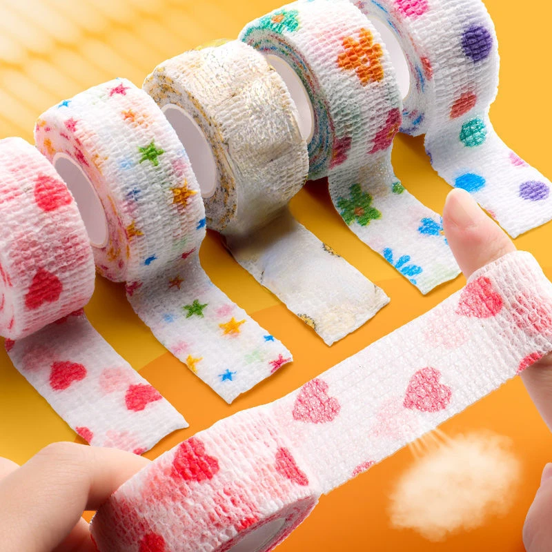 Elastic Bandage Children Adhesive Bandages Kids Band Aid Bandage