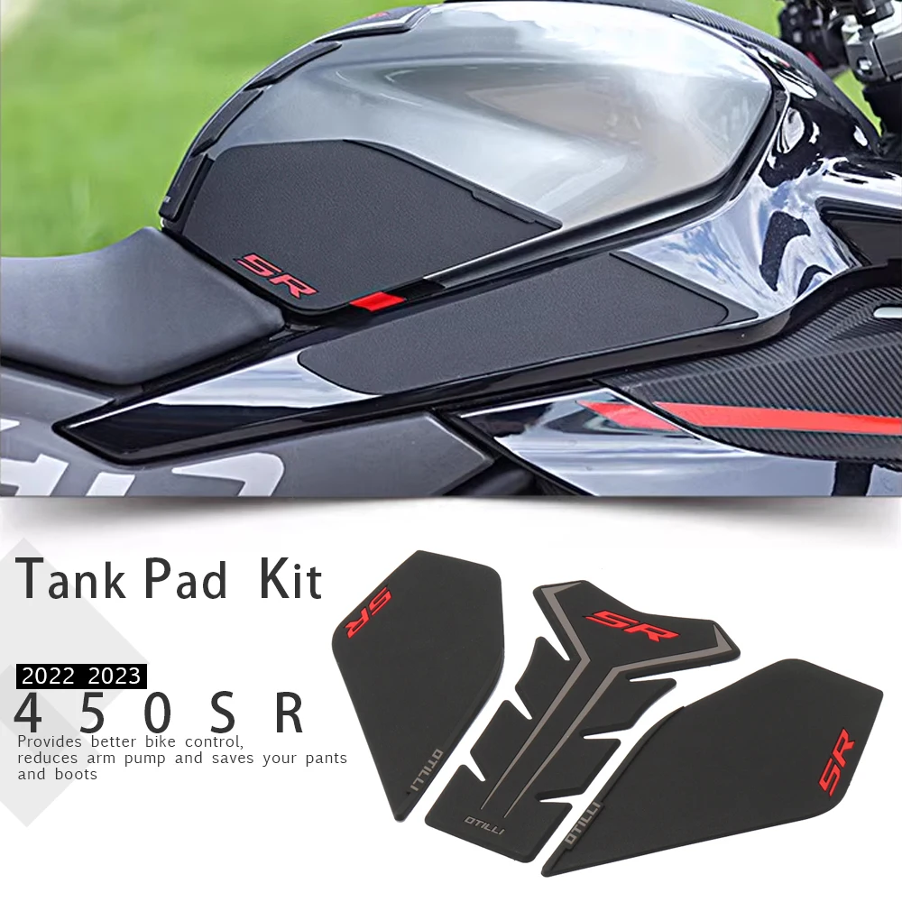 Motorcycle Accessories Frosted Sticker 450SR 450 SR Decal Kit Fuel Tank Pad Protector Anti slip For CFMOTO 450sr 2022 2023 motorcycle stickers for yamaha fjr1300 fjr 1300 tank pad protector 3d sticker decal fuel gas anti slip adventure