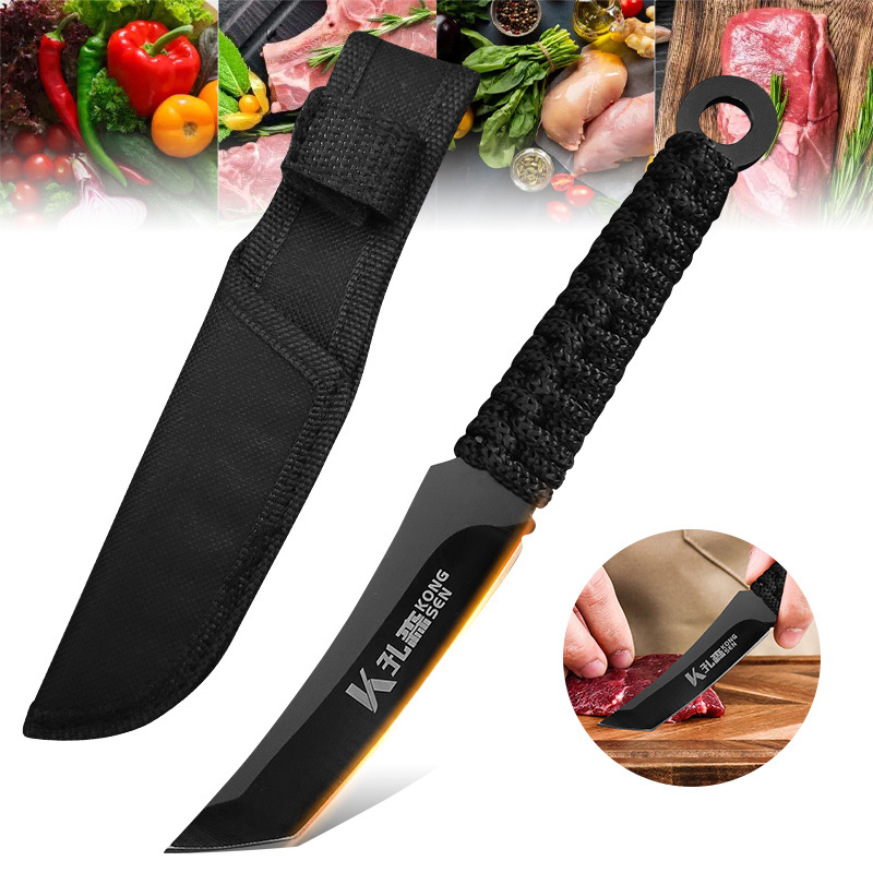 Stainless Steel Kitchen Boning Knife with Non-Slip Handle Perfect for Deboning Kitchen Chef Butcher Slicing Utility Knife