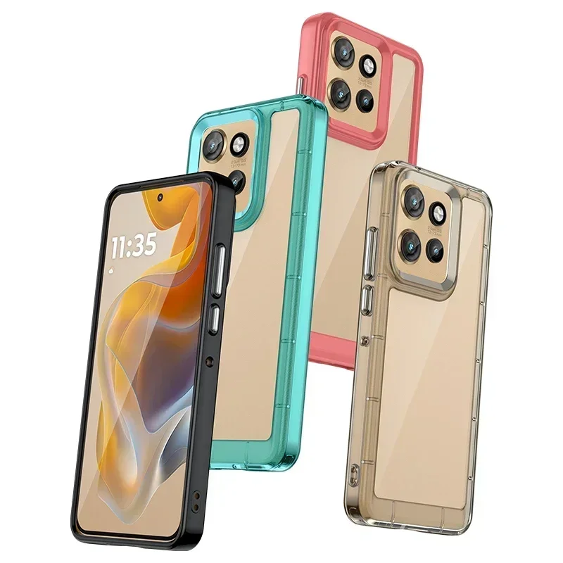 Vibrant Transparent Smartphone Protective Case