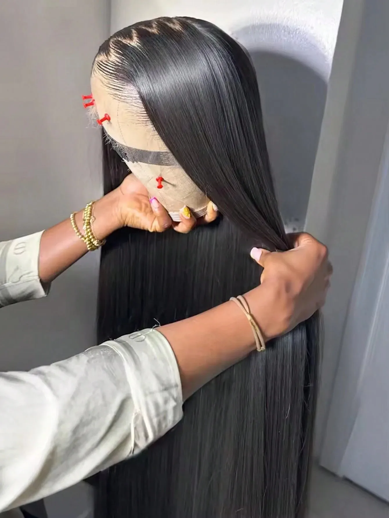 40 Inch 220% Density 13x4 Transparent Bone Straight 30 40 Inches Lace Frontal Human Hair Wigs Brazilian Frontal Wigs For Women