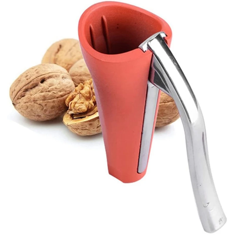 

Nutcracker With Handle,Walnut Cracker Pecan Cracker Nut Crackers Tool Heavy Duty For All Nuts, Pecan, Walnuts