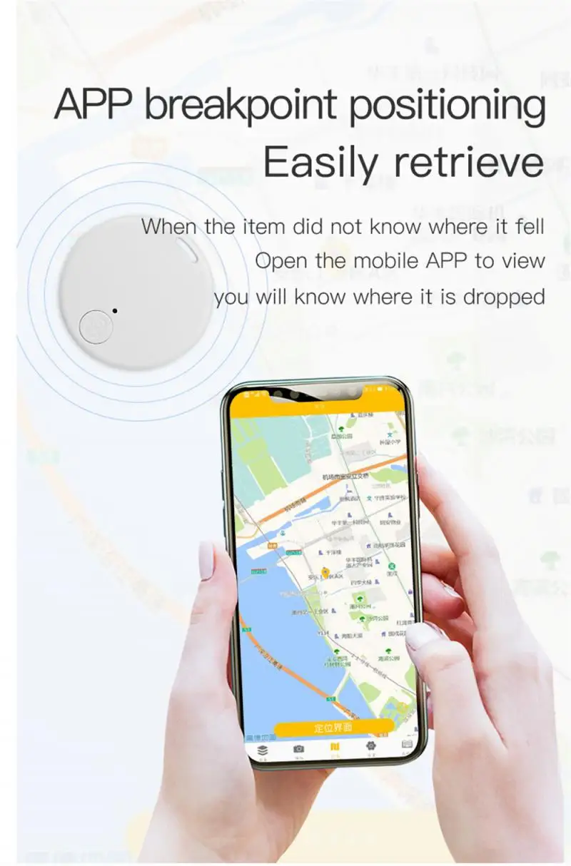 반려동물 미니 GPS 추적기, 블루투스 5.0, 스마트 분실 방지, IOS, 안드로이드, 반려동물 지갑 추적기, 스마트 파인더 로케이터