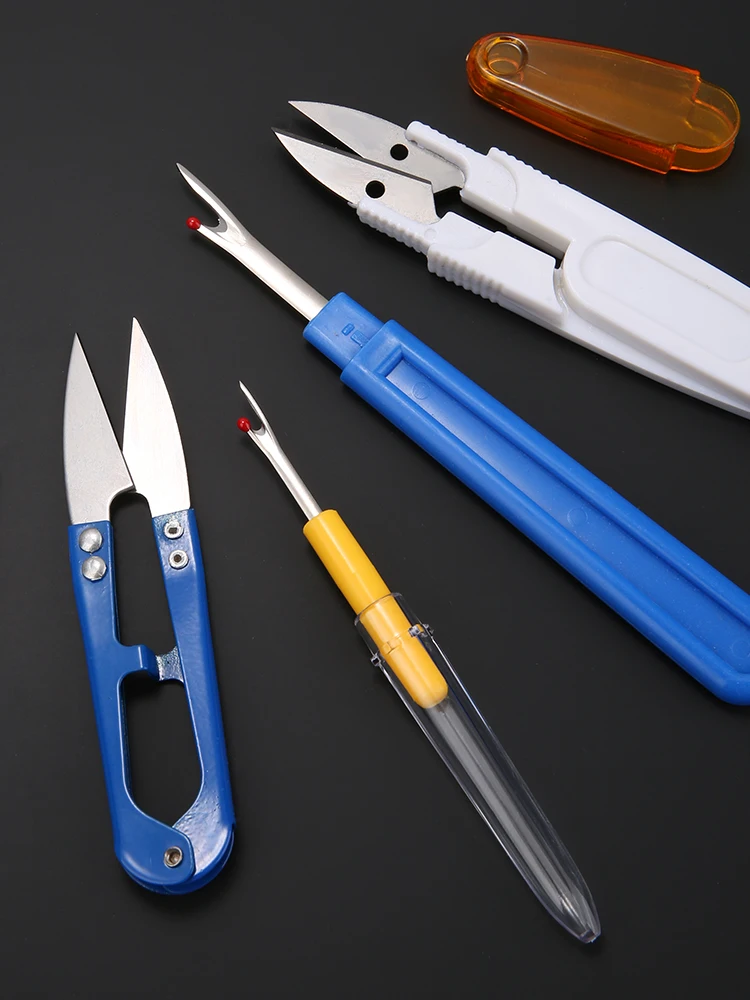 Sewing Seam Ripper Kit 4/6pcs Colorful Sewing Stitch Thread Unpicker Seam Ripper Thread Cutter Scissor For Thread Remove