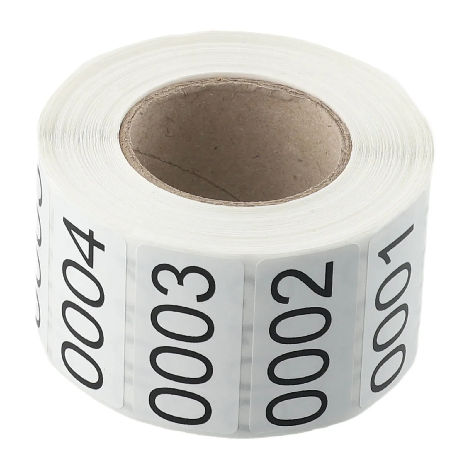 Plant Labels Number Stickers 40*20mm White 0001-1000 Consecutive Inventory Labeling Practical
