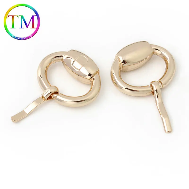 10-50Pcs Oval Metal Buckle Adjustment Bag Strap Webbing Buckle D Ring Pin Buckle Belt For Bags Leather Craft Accessories
