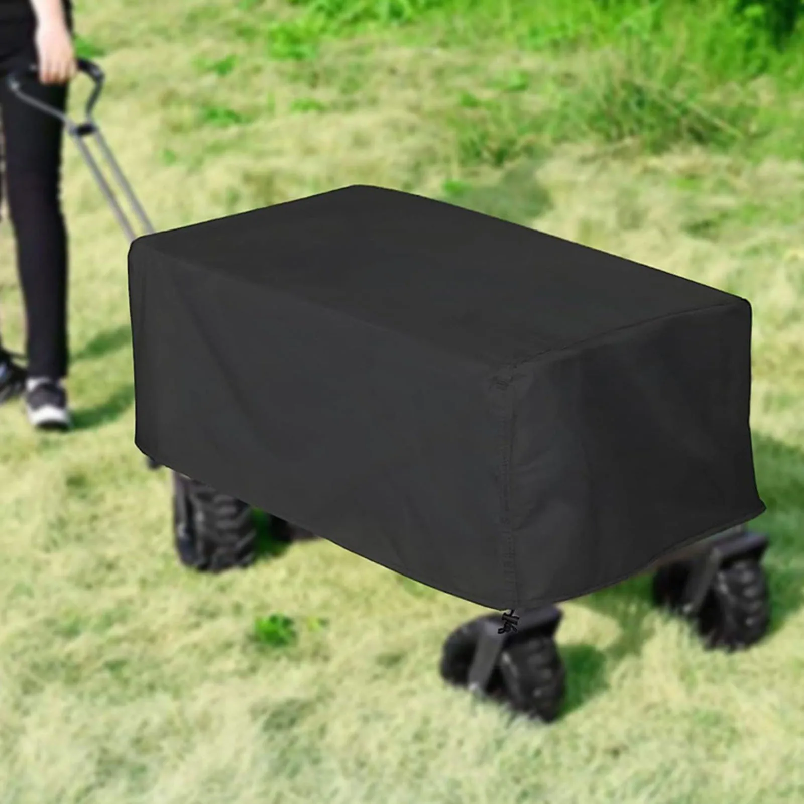 Waterproof Wagon Cover Professional Dustproof Protective UV Resistance Folding Wagon Rain Cover For Outdoor Camping Garden Picni