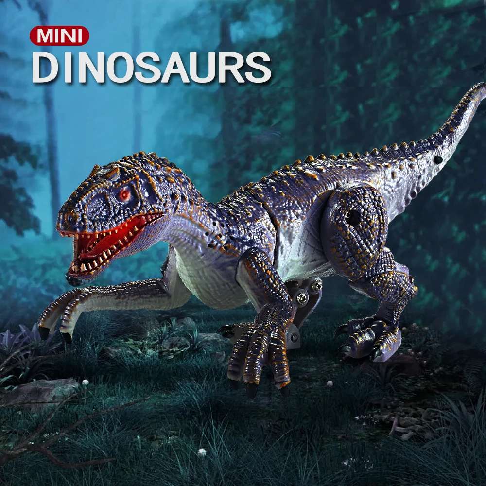 Electric Toy Remote Control mini Dinosaur Walking  Dinosaur Robot With Light Sound Electric Animal Toys Gift 3