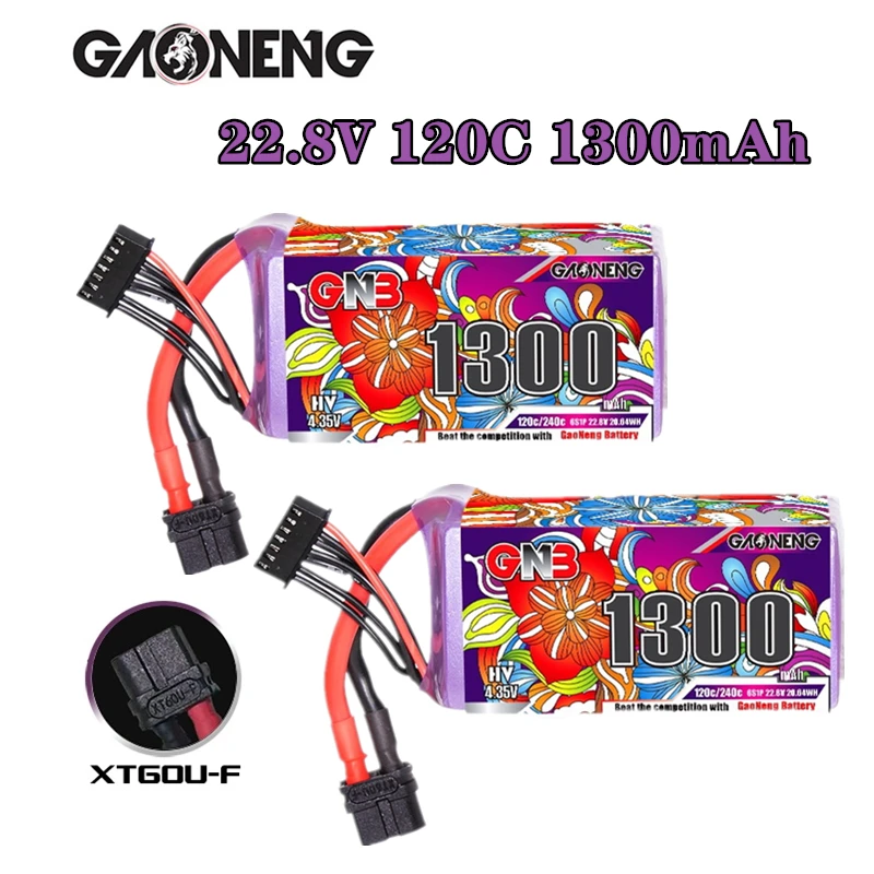 RC Drone Battery GNB 22.8v 1300mAh 120C/240C LiPo Battery For RC Quadcopter Helicopter FPV Parts HV 6s 22.8v rc drone battery