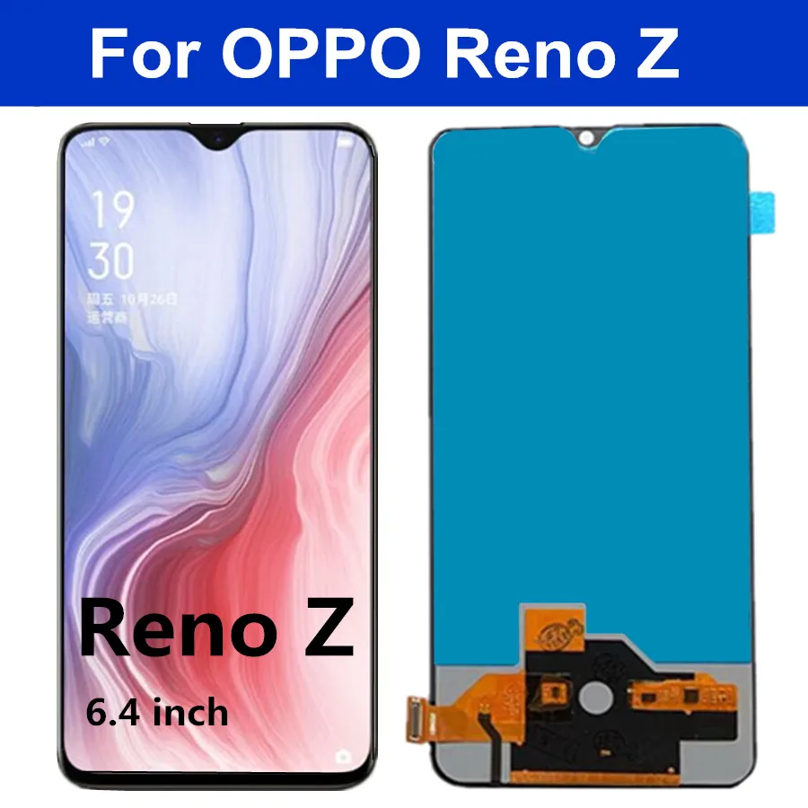 Tft Renoz Lcd 6.4 "Per Oppo Reno Z Schermo Lcd Touch Panel Digitizer Assembly Per Oppo Reno Z Pcdm10 Cph1979 Lcd