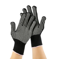 1 Pair Heat Resistant Non - Slip Silicone BBQ Gloves (WHITE 1pair)