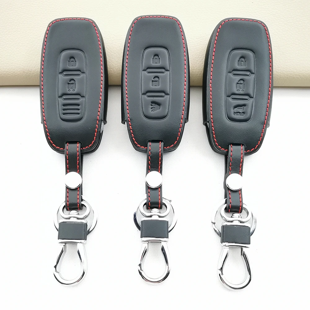 Per Nissan X-Trail T33 Qashqai J12 Juke Ariya Altima Teana 2022 2023 Car Smart Key Case Cover Protector Shell Holder Accessori