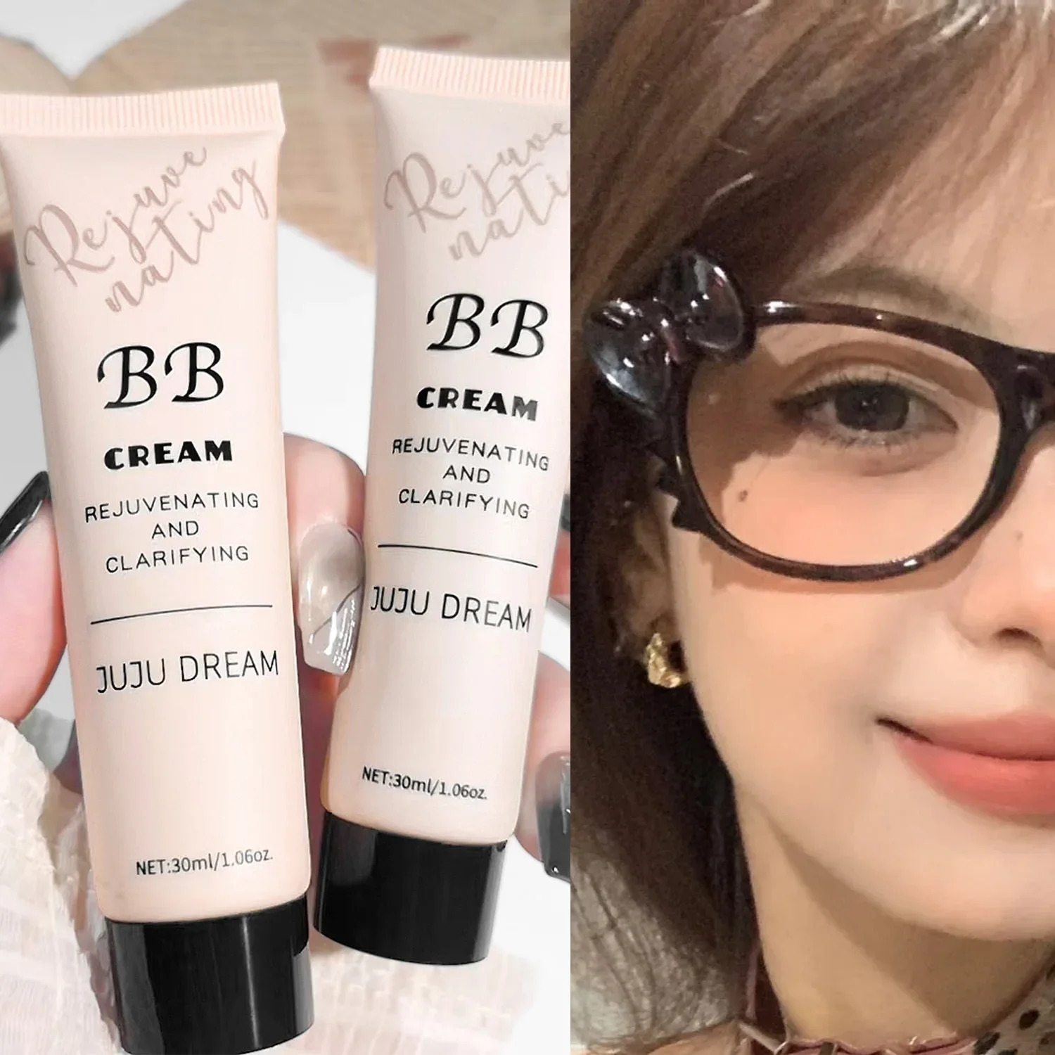 Description Picture 2 of itemJUJU DREAM BB Cream, Primer, Foundation - Moisturizing, Oil-Control, Long-Lasting, Hydrating, Concealing, Non-Cakey for Dry Skin