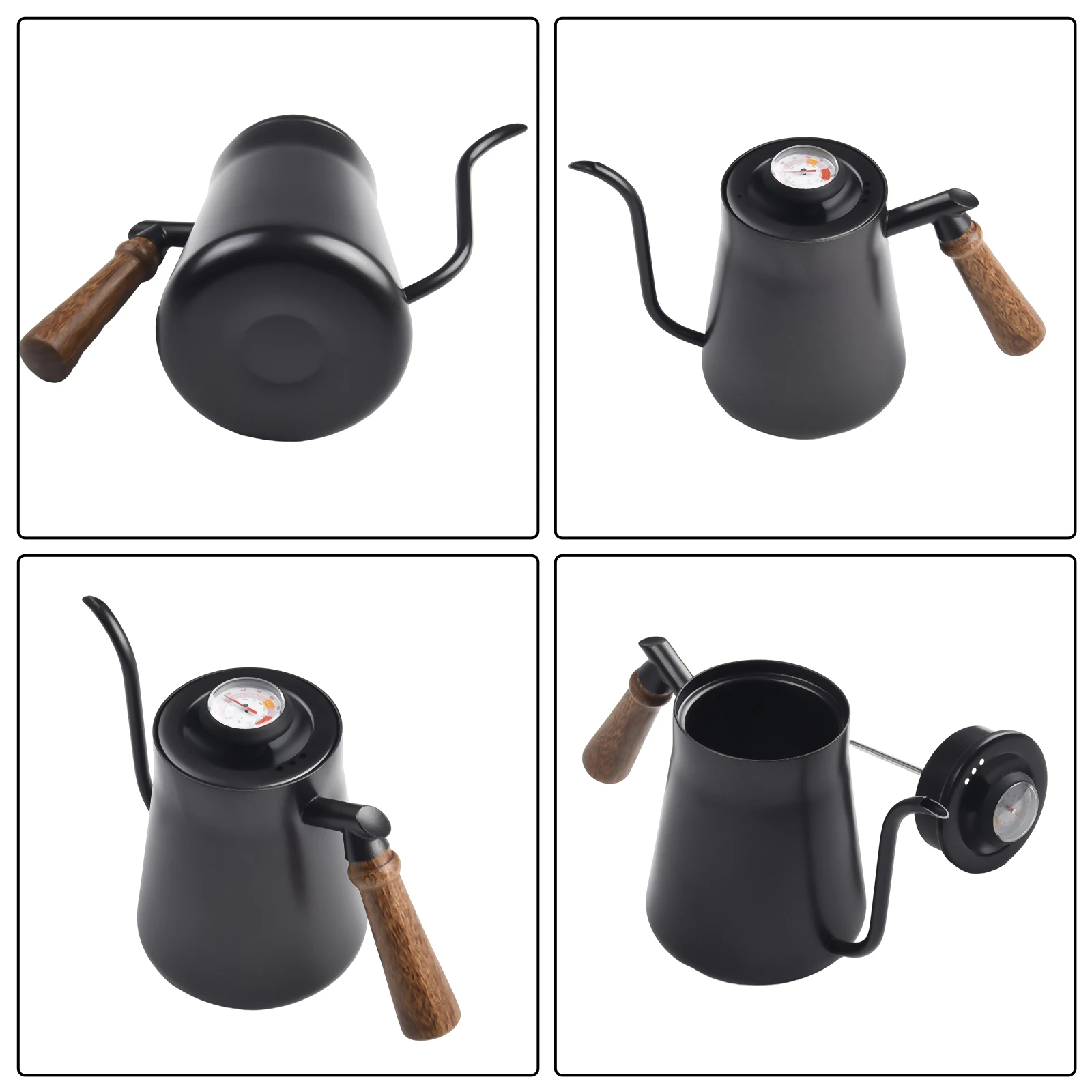 Green 650 ml - Bouilloire à café à bec verseur en acier inoxydable ...