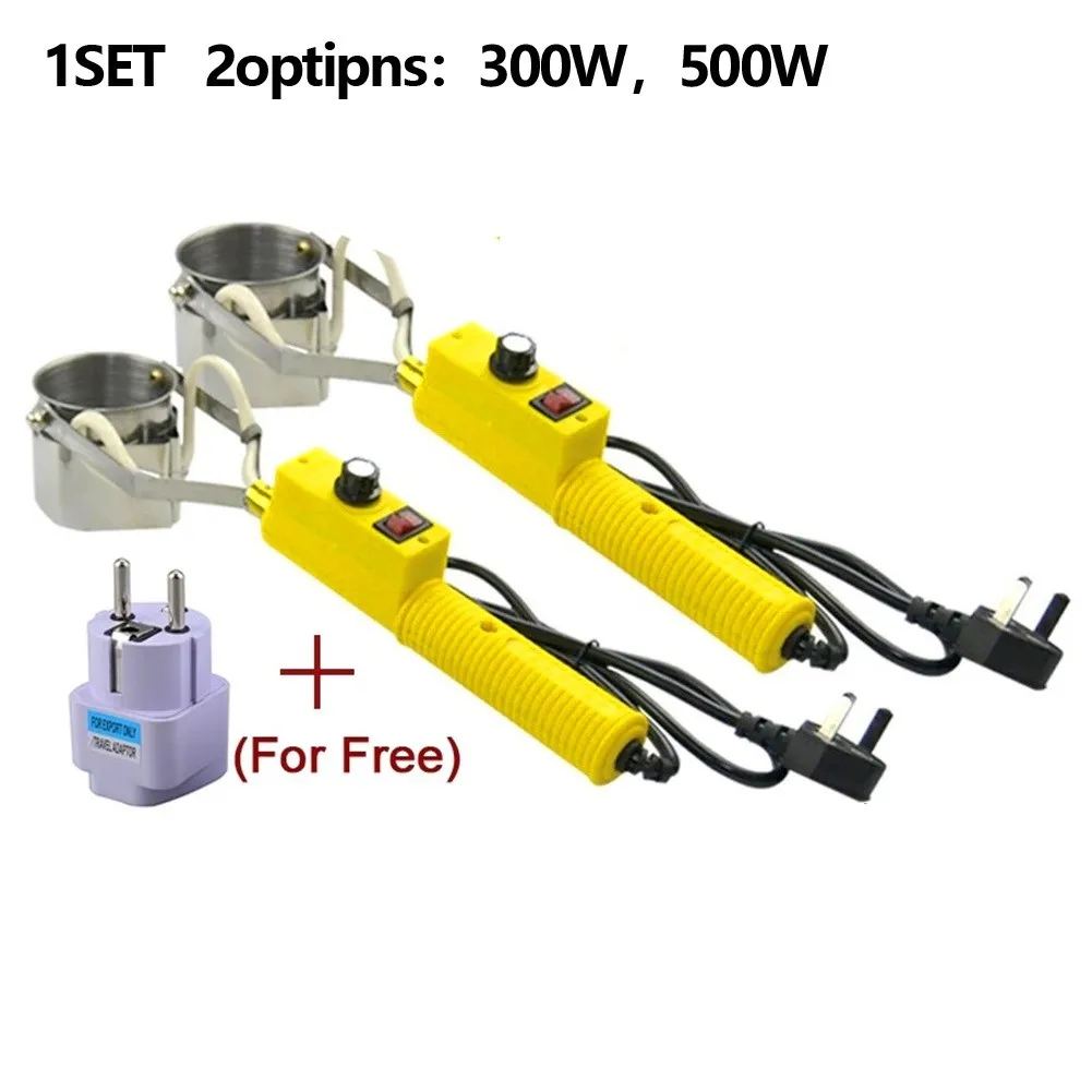 300W/500W Temp Control Portable Tin Melting Furnace Control Desoldering Bath Tool Adjustable Handheld Solder Pot Tin Melting 4