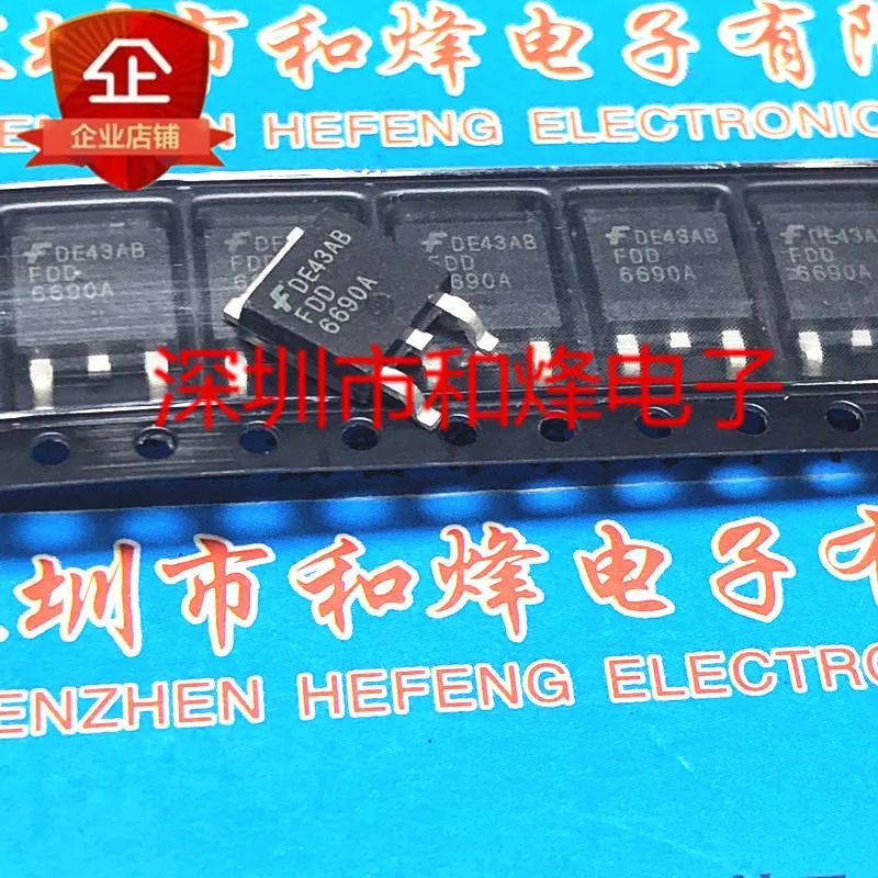 

5PCS-10PCS FDD6690A TO-252 30V 46A NEW AND ORIGINAL ON STOCK