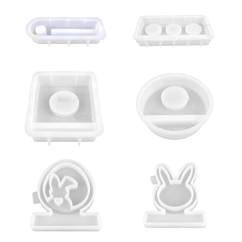 

Силиконовая форма «сделай сам» для подсвечников, индивидуальные подсвечники в форме кролика, силиконовая форма, форма для декора