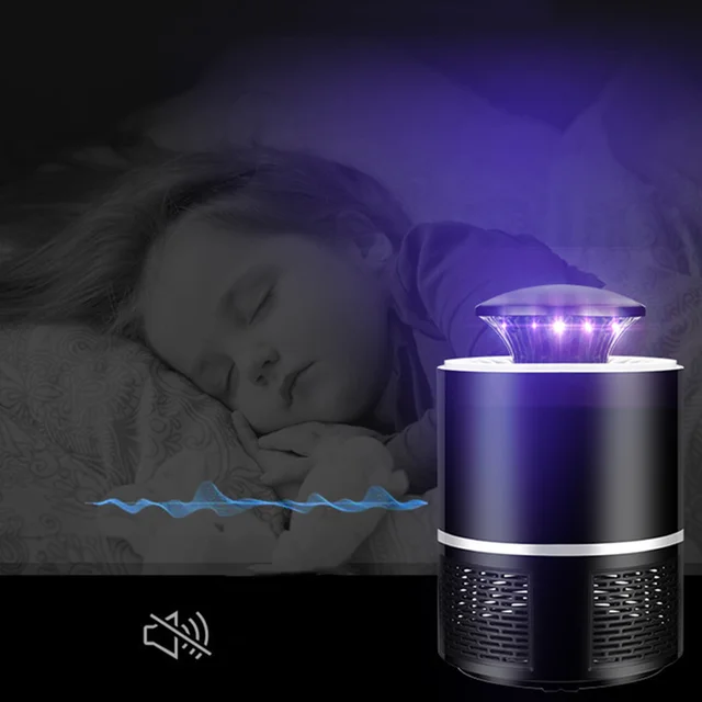 Elektromos Szúnyoggyilkos Lámpa Usb Led Anti Szúnyogok Bug Zapper Néma Szúnyog Csapda Rovar Gyilkos Kültéri Hálószobához - Image 6