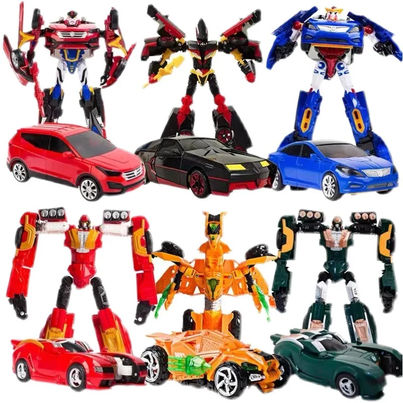

Transformation Robot Toys Deformation Car Mode Vehicle Upgrade Version knight Cartoon Action City Figures Anime Children Gifts