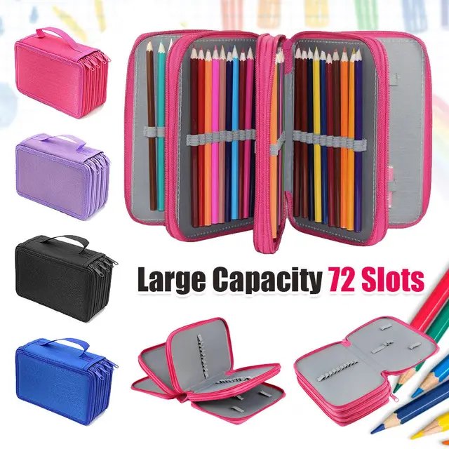 72-slot Pencil Cases For Boys & Girls: The Perfect Student