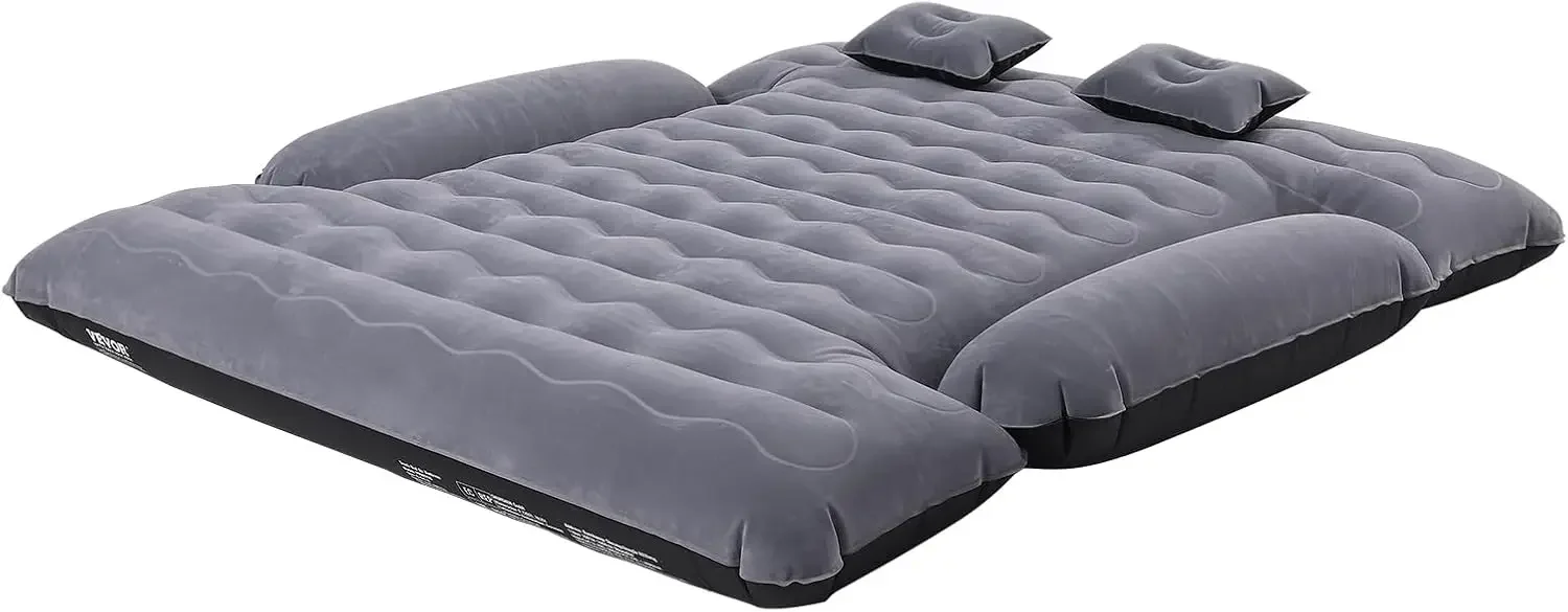 Truck Bed Air Mattress, for 6-6.5 ft Full Size Truck Beds, Inflatable Air Mattress Bed with 12V Air Pump 2 Pillows 4