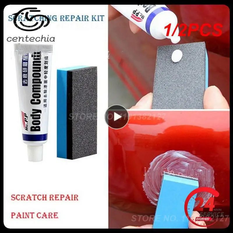 

1/2PCS Car Wax Scratch Repair Polishing Kit Auto Grinding Anti Scratch Cream Paint Care Car Polish Cleaning Tools
