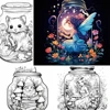 1pc Art Coloring Book 22 Page Coloring Books Gift For Birthday Party Relieve Stress Kill Time Graffiti Painting Drawing Art Book 5
