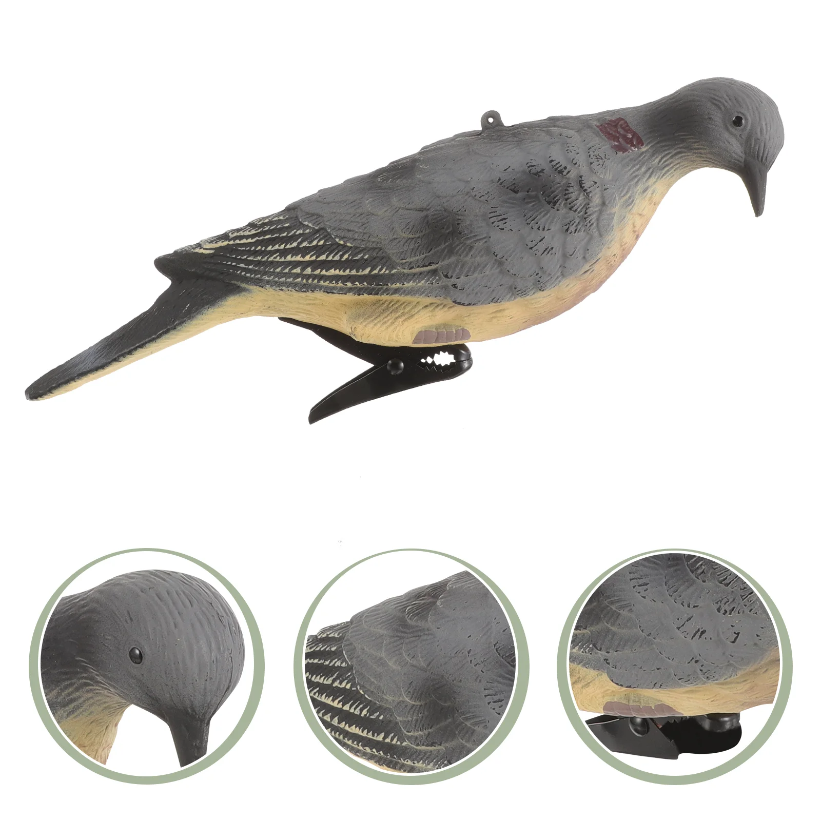 

Simulation Animal Model Xmas Decor Plastic Pigeon Figurine Mini Christmas Embellishments Lovely Statue Figures
