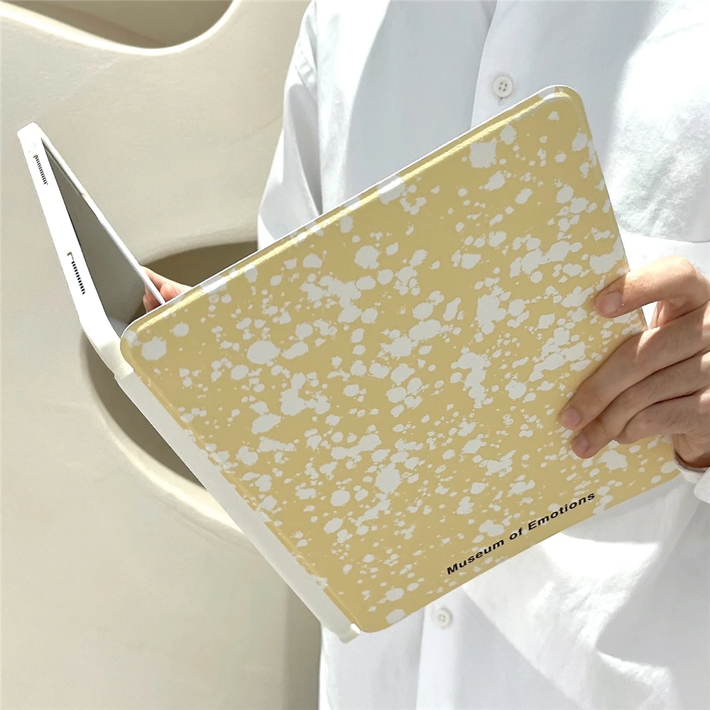 

Yellow Speckle Tablet for IPad Air 5 4 IPad Pro 2021 Cover IPad 10.5 IPad 7 8 9 Th IPad Mini 6 IPad 10th 2022