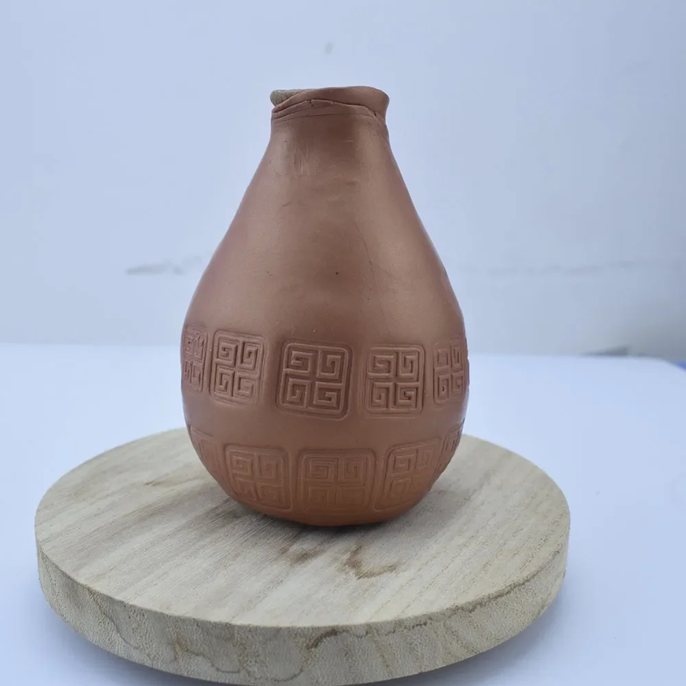 Pottery Stamp 8 Design Daisy Flower Baroque Morroco Square Texture Polymer Clay Stamp Emboss Wood Seal Block Ceramic Art Tool