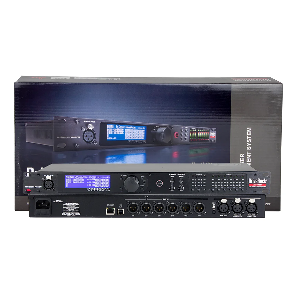 DriveRack VENU360 Pro Audio Driver Rack 3 Input 6 Output Stage Audio Processor Software Rack Professional Processor