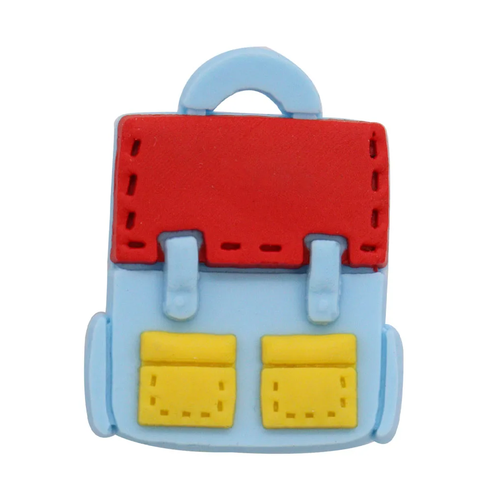 PVC Shoe Charms - Graduation School Bus Teacher Design