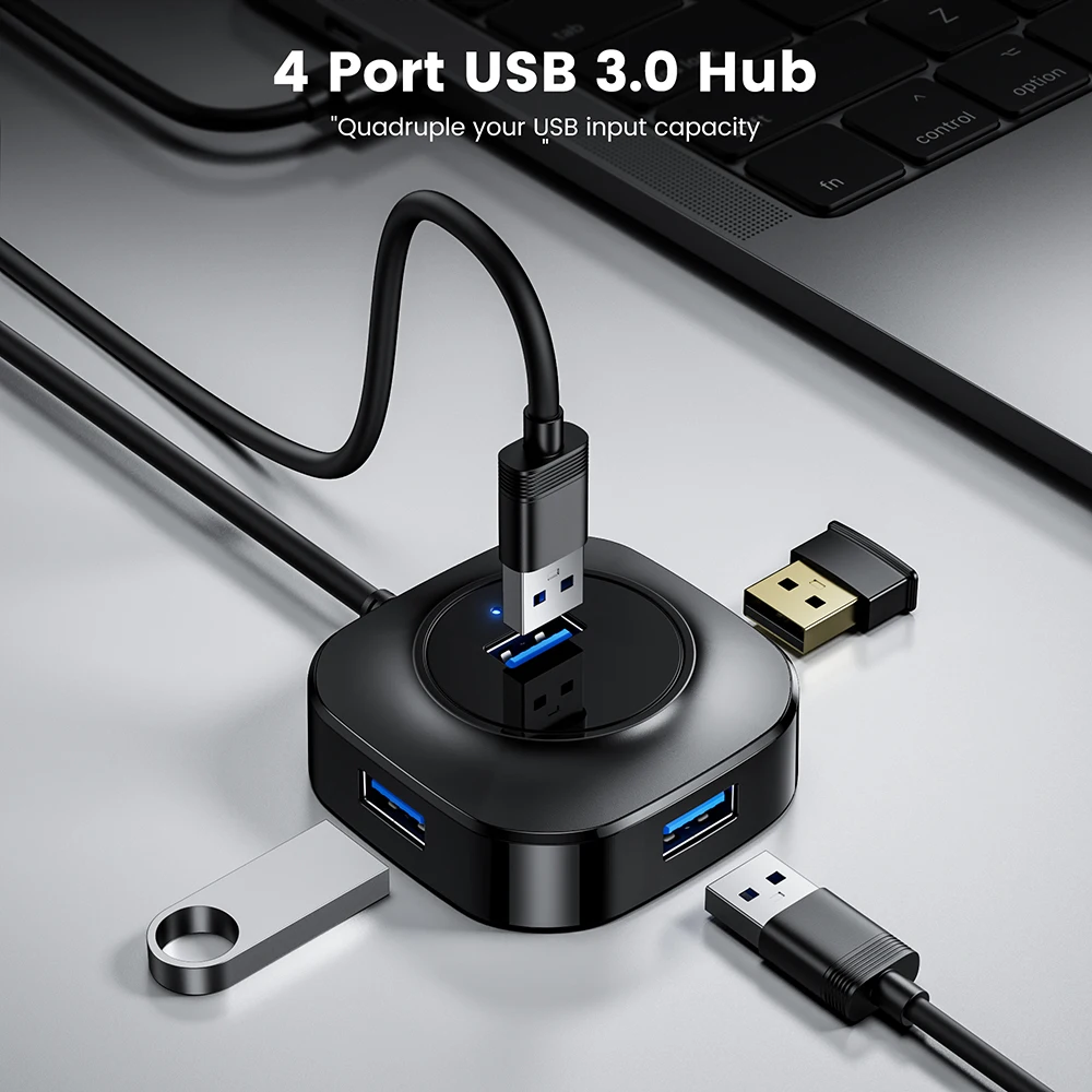 

4 in 1 Usb Hub 3 0 Usb 3.0 Splitter Expander Multi Ports Usb 2.0 Docking Station USB Data Transmission Adapter For PC Laptop