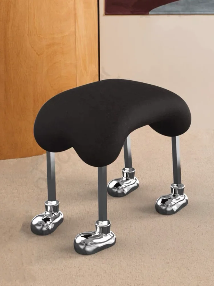 Light luxury design creative dining stool household shoe change stool bedroom dressing dog makeup chair