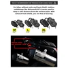 Rhinowalk Motorcycle Exhaust Pipe Protector Heat Shield Cover Universal Motor Guard Anti-Scalding Cover Accessories F 2