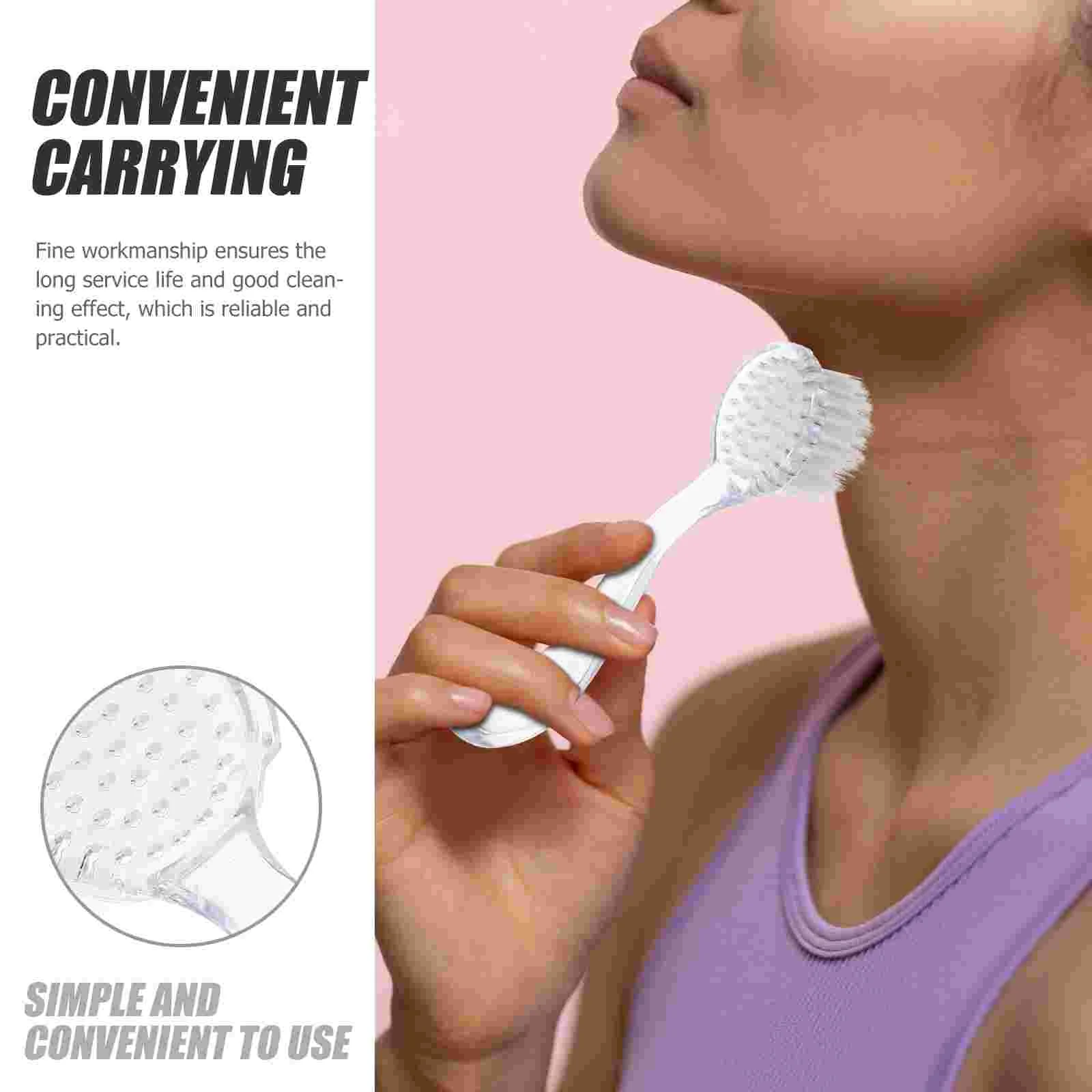 

6 Pcs Cleaning Face Brush Nail Dust Removing Fingernail Tool Tools Durable Manicure Practical Accessory