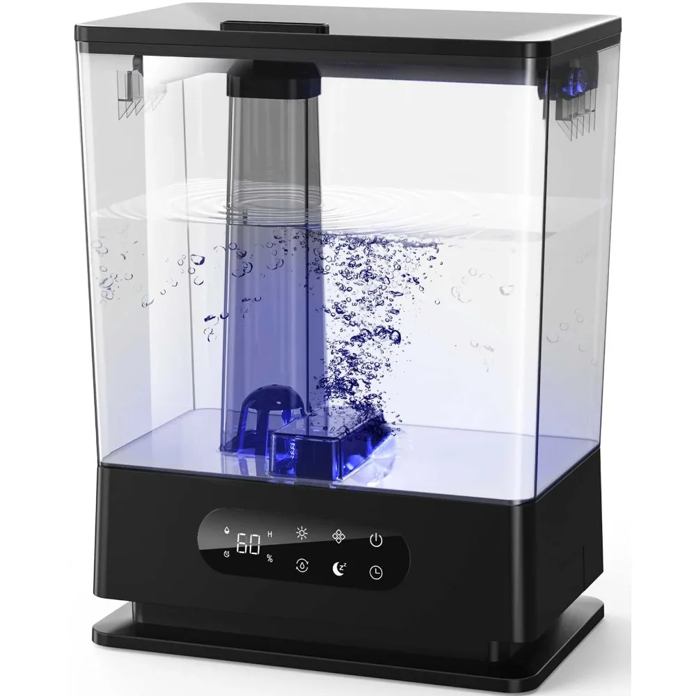 

6.5L Large Humidifiers Top Fill Cool Mist Humidifier for for Bedroom, Home, and Large Room Black