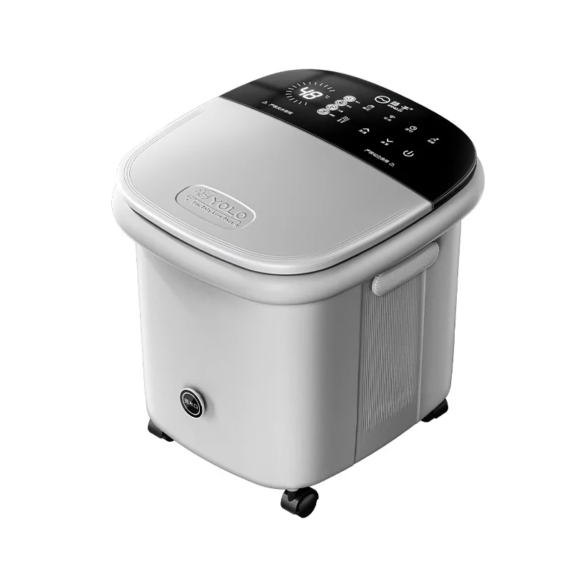 Automatic Electric Foot Spa Massager Heating Foot Bath Tube Foldable Soaker, Warm Water Feet Bath with Temperature Control
