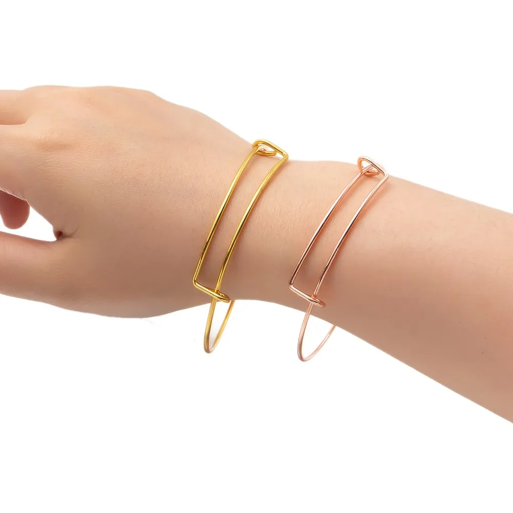 10/20Pcs  Expandable Bangle Adjustable Wire Blank Bracelets For DIY Women Pulseiras Jewelry Making Supplies Accessories 5