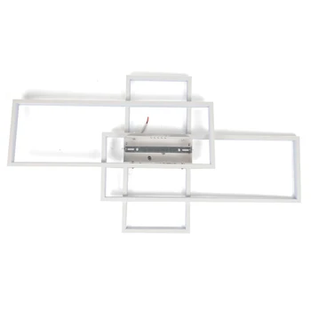 Modern LED Ceiling Light Acrylic White Rectangular Ceiling Light for Living Room Bedroom Dining Room Modern Geometric LED Light 4