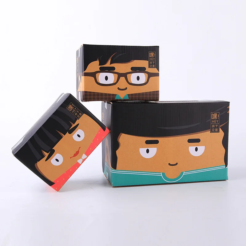 Рисунок 2 - мультяшная бумажная коробка для почтовых отправлений