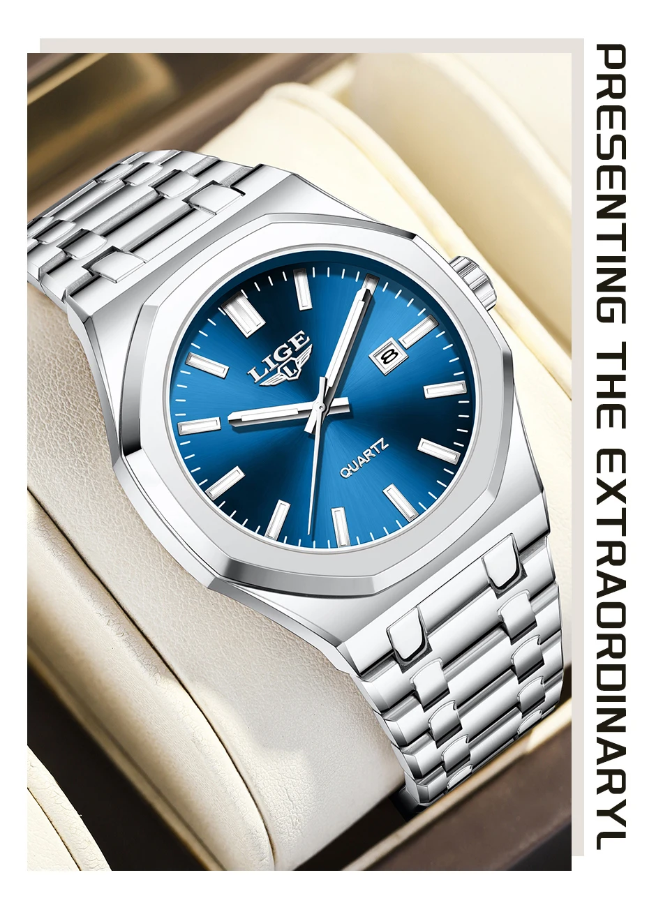 LIGE LG89181 Men's Watch description image 12