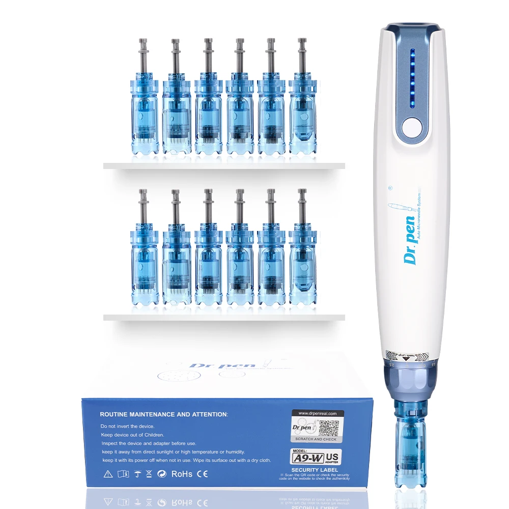 Autentico Dr Pen Ultima Hydra A9 Wireless Microneedling Pen Mts Therapy Derma Auto Pen Facial Skincare Baionetta Derma Cartuccia