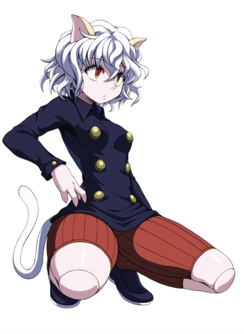 Парик для косплея Hunter x Hunter Neferpitou, термостойкие женские волосы с  кудрявыми серебристыми и фиолетовыми вьющимися волосами - купить по  выгодной цене | AliExpress