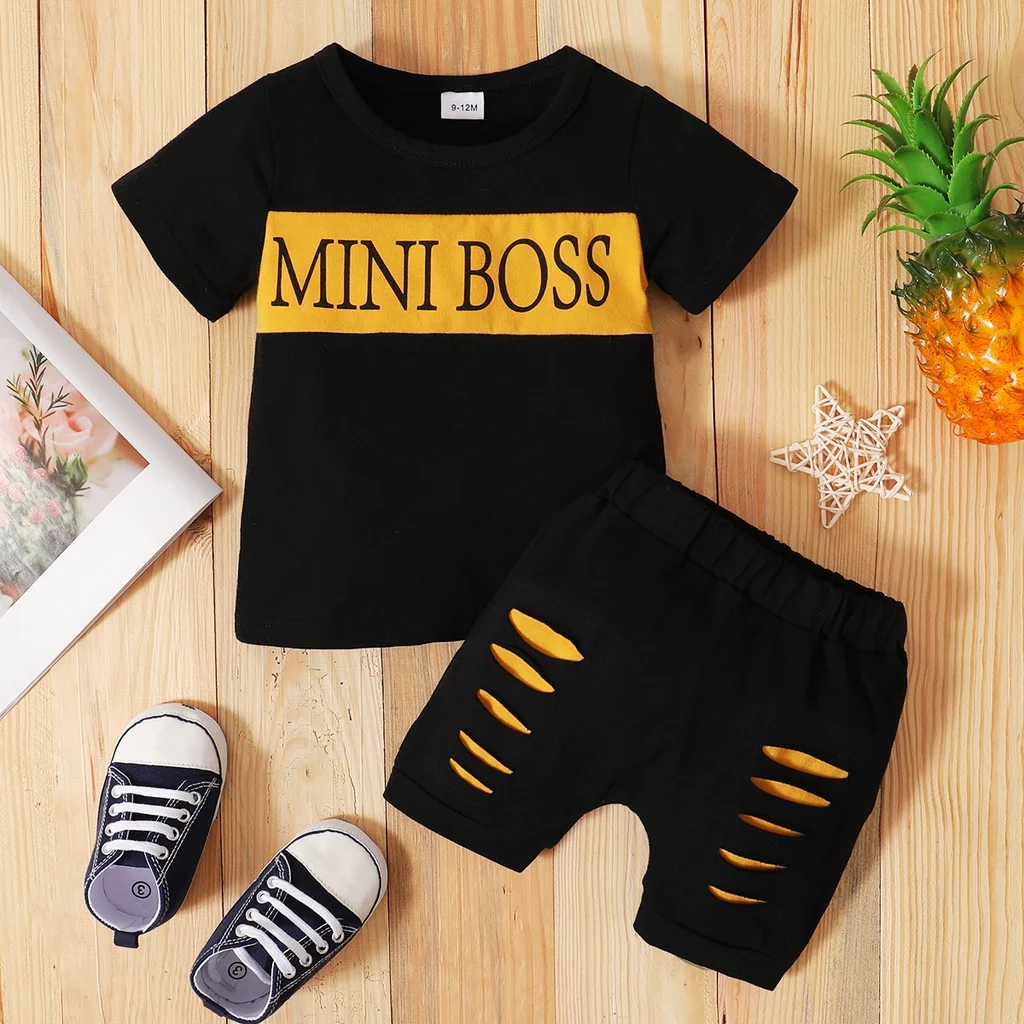 Infant and Toddler Boy's Mini Boss Style 2pc 1