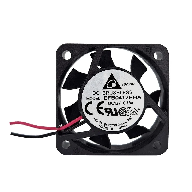 Ventola USB 40mm 5V Brushless – 4200 RPM, Cuscinetto A Sfera, Per Piccoli Elettrodomestici