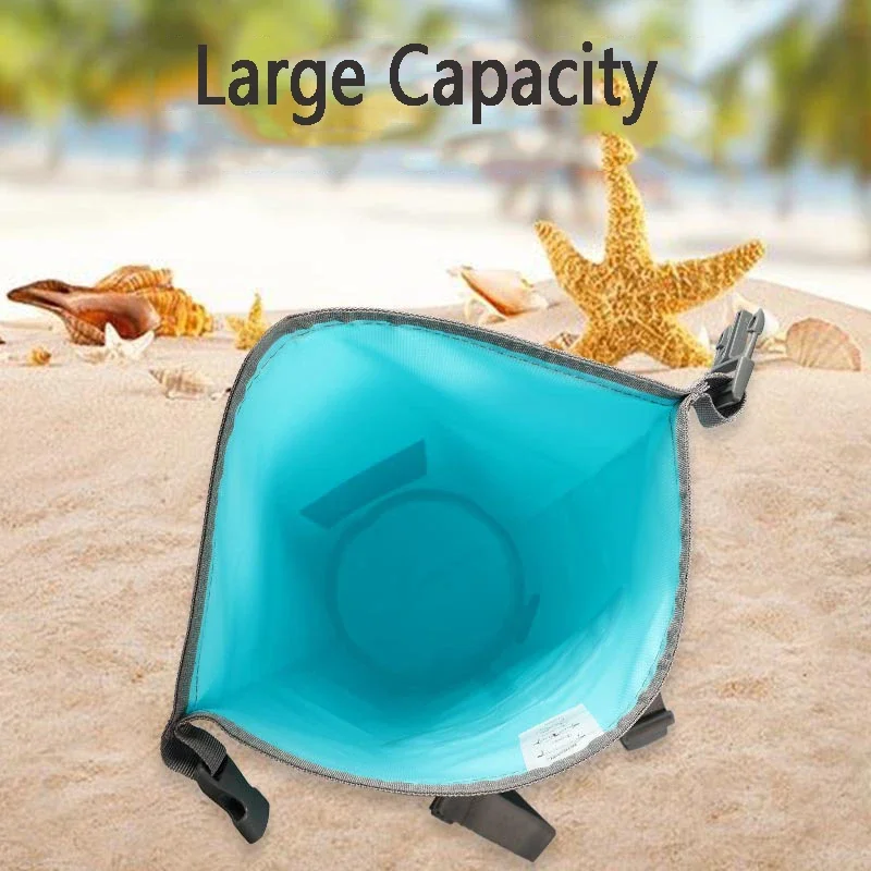 Carbon Fiber Waterproof Swimming Bag Backpack Dry Sack 5/10/15/20/30L Floating Dry Gear Bag Boating Fishing Rafting Swimming
