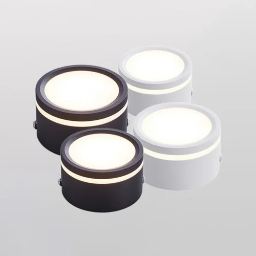 표면 장착 조광 가능 LED 다운라이트 5W 7W 10W 12W 15W 천장 스포트라이트 AC85 ~ 265V, 집 조명 주방 복도 상점 4