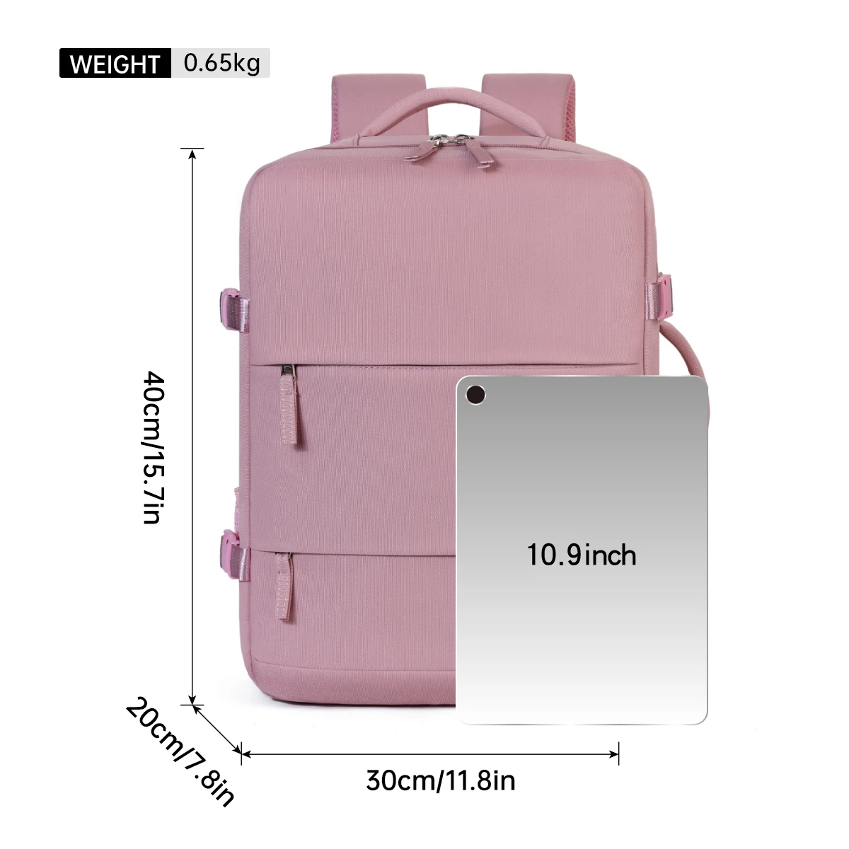 Backpack for Business Trips, Large Capacity, Oxford Waterproof, Lightweight Nylon Backpack, Multifunctional Commuting Travel Computer Bag, Ladies, College Students, High School Students